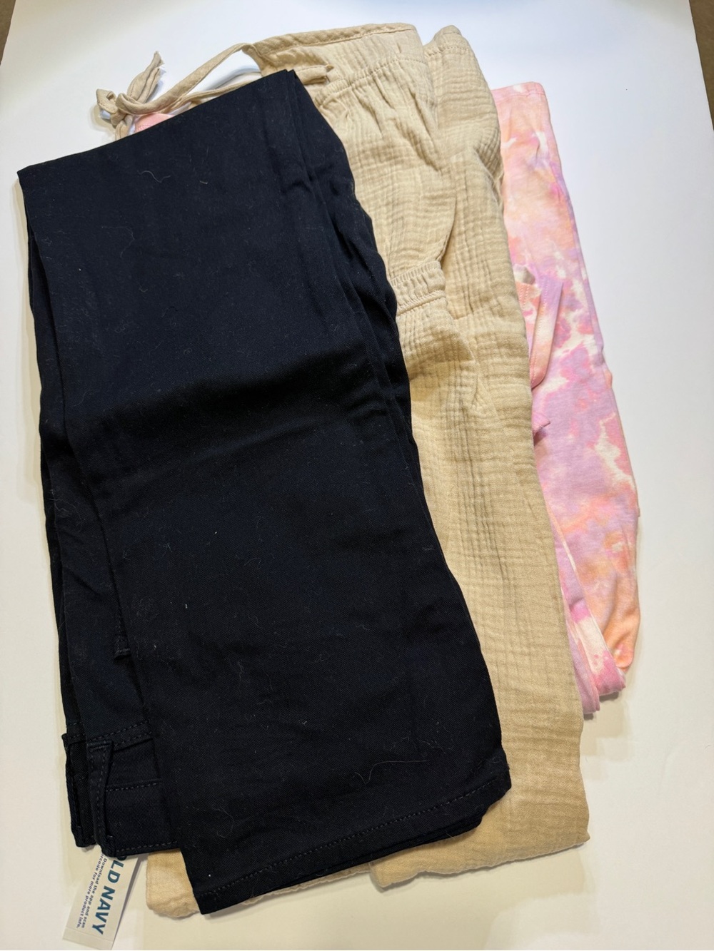 Kids Bundle — Black, Tan & Pink Tie-Dye